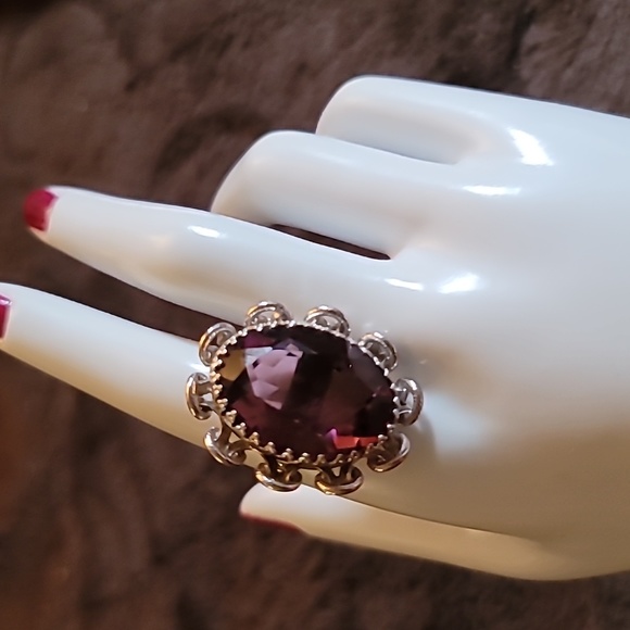 Danecraft Sterling Purple Ring - Picture 2 of 5